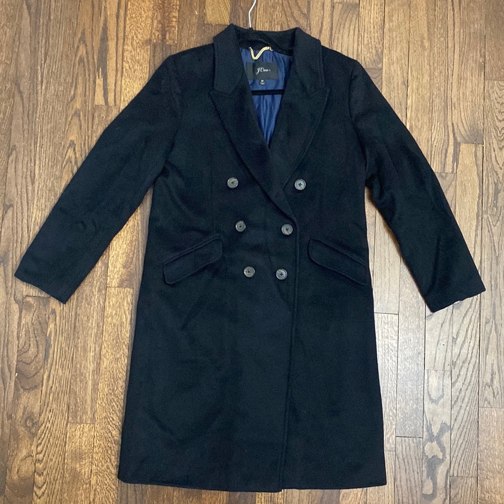 J. Crew Italian Wool Cashmere Coat 8P